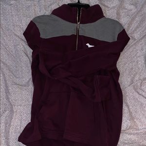 PINK Long-Sleeve Quarter-ZipUp